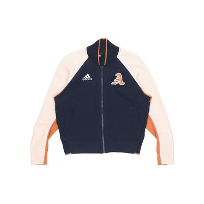 Sports Style Long Sleeve Jacket Women Outerwear Navy DX8420