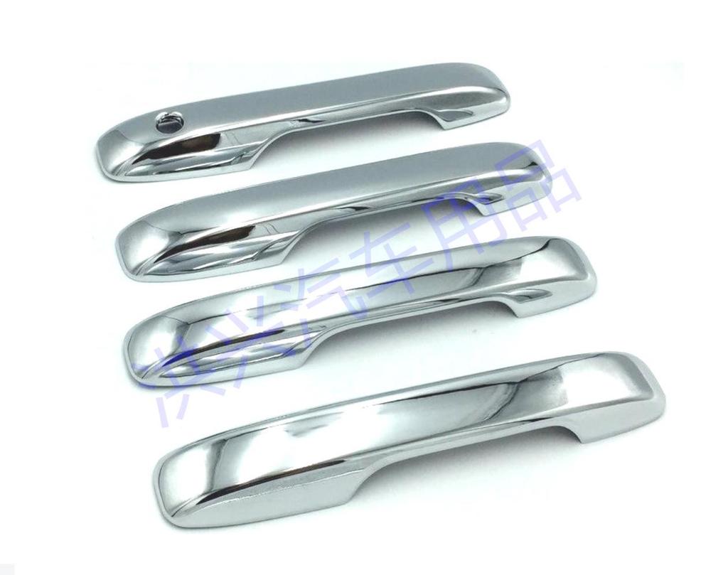 Juego de 20 Pegatinas Protectoras para Manijas de Puerta de Coche de Fibra de Carbono Negra Galvanizada