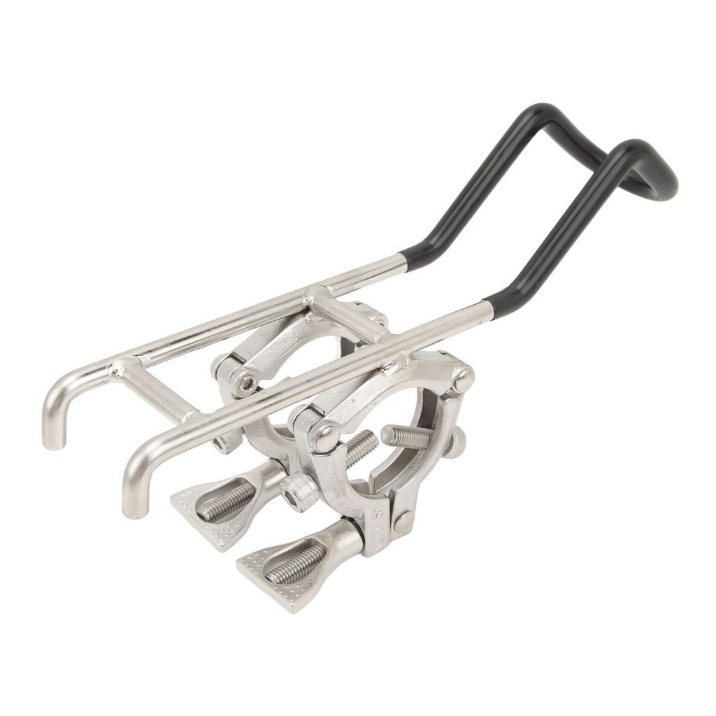 Stainless Steel Fishing Rod Holder Rack Support Rod Bracket for Rail Mounted Boats Accessories
