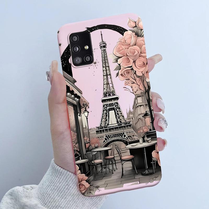 For Samsung Galaxy A51 A71 5G Phone Case Butterfly Girl Soft Silicone TPU Back Housing SM-A516B A516N A516V A716V A716U Covers