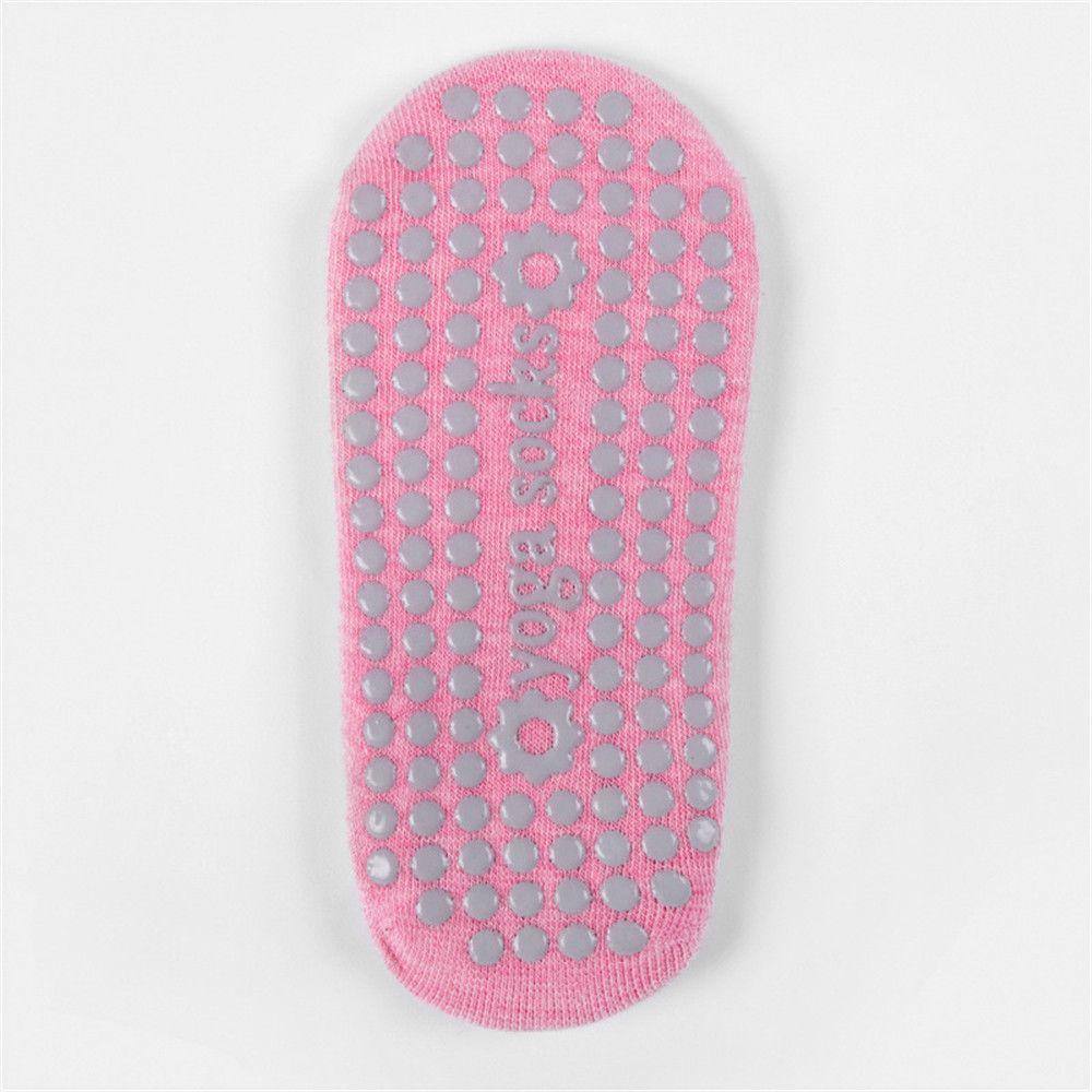 Gripper Gepolsterte Silikonsohle Damen Atmungsaktive Ballett Cross Yoga Socken Pilates Socken Rutschfest