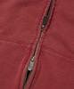Suade Cropped Washed Hood Zip Up [Red]