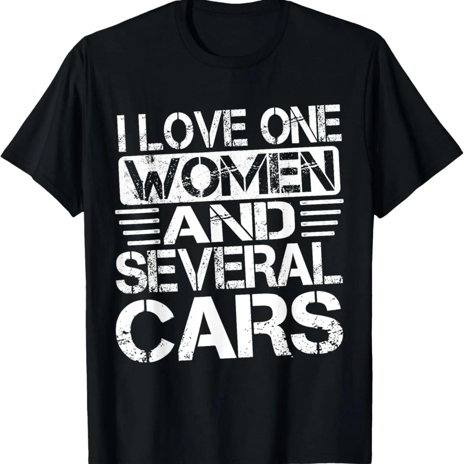

I Love One Woman and Several Cars Mechanic Car T-Shirt XXXXXL