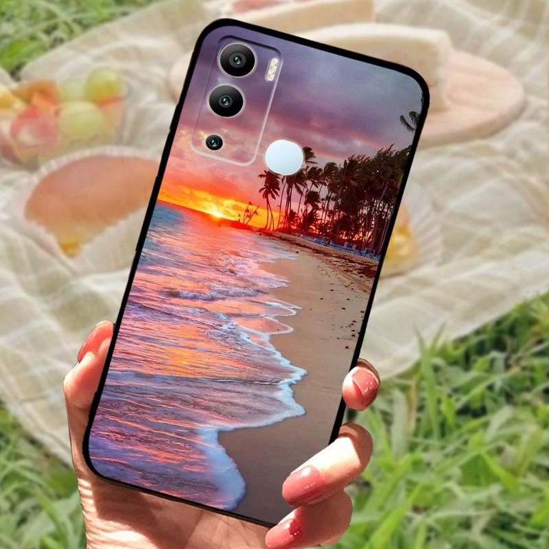 For Infinix Hot 12i Case 12 i X665B Silicone Soft TPU Phone Cover For Infinix Hot 12 Pro X668C Cases Hot12 X6817 Bumper Fundas