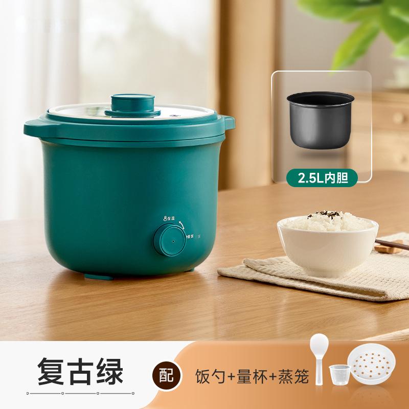 Mini Rice Cooker for 1-2 People, Small 2-3 Household Electric Rice Cookers Electric Lunch Box