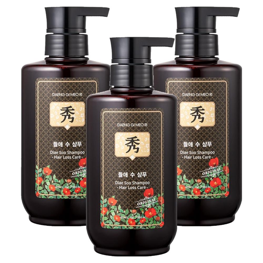 Daenggi Meori Deurae Su Hair Loss Shampoo 500ml 3 Pcs