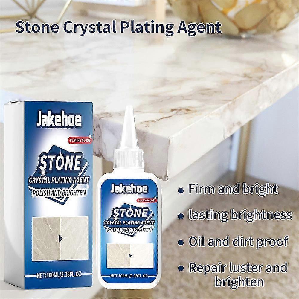 Stone Crystal Plating Agent, Stone Stain Remover Cleaner, Kitchen Marble Cleaner New