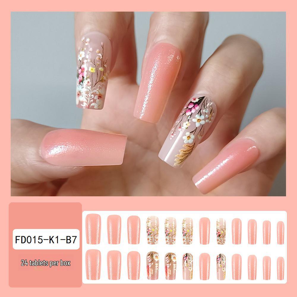 Hosszú Trapéz Koporsó Műköröm Matricák