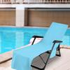 Lounge Chair Towel Cover Beach Chair Cover Ultrafine Fiber with Pockets Extra Long Beach Towels Salon Chair Cover