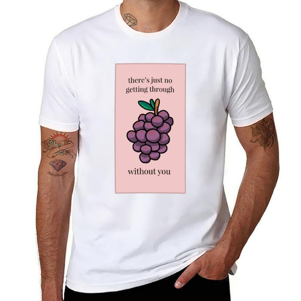 Grapejuice Harrys house no getting through without you harry styles fangirl TShirt anime t shirts oversize TShirt