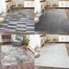 Modern Minimalist Geometric Pattern Polypropylene Rug For Living Room Bedroom Decor