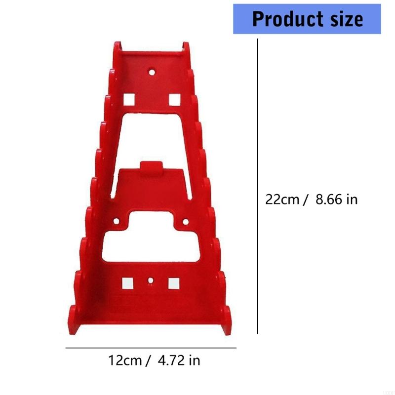   Wall Mount Plastic Wrench Holder Storage Rack Tool Organizers Tray For Garage