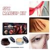 Makeup Kit Scars Wax Halloween Special Effects Stage Wound Wax Plasma Wax With Fake Sponge Wood H5D3