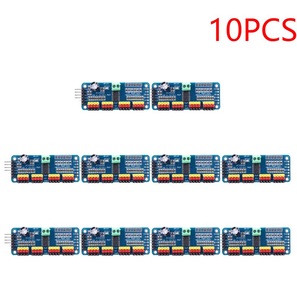 PCA9685 PWM Servo Motor Driver Board Controller IIC Interface 16 Channel 12-Bit PWM Servo Motor Driver Board for Arduino Robot