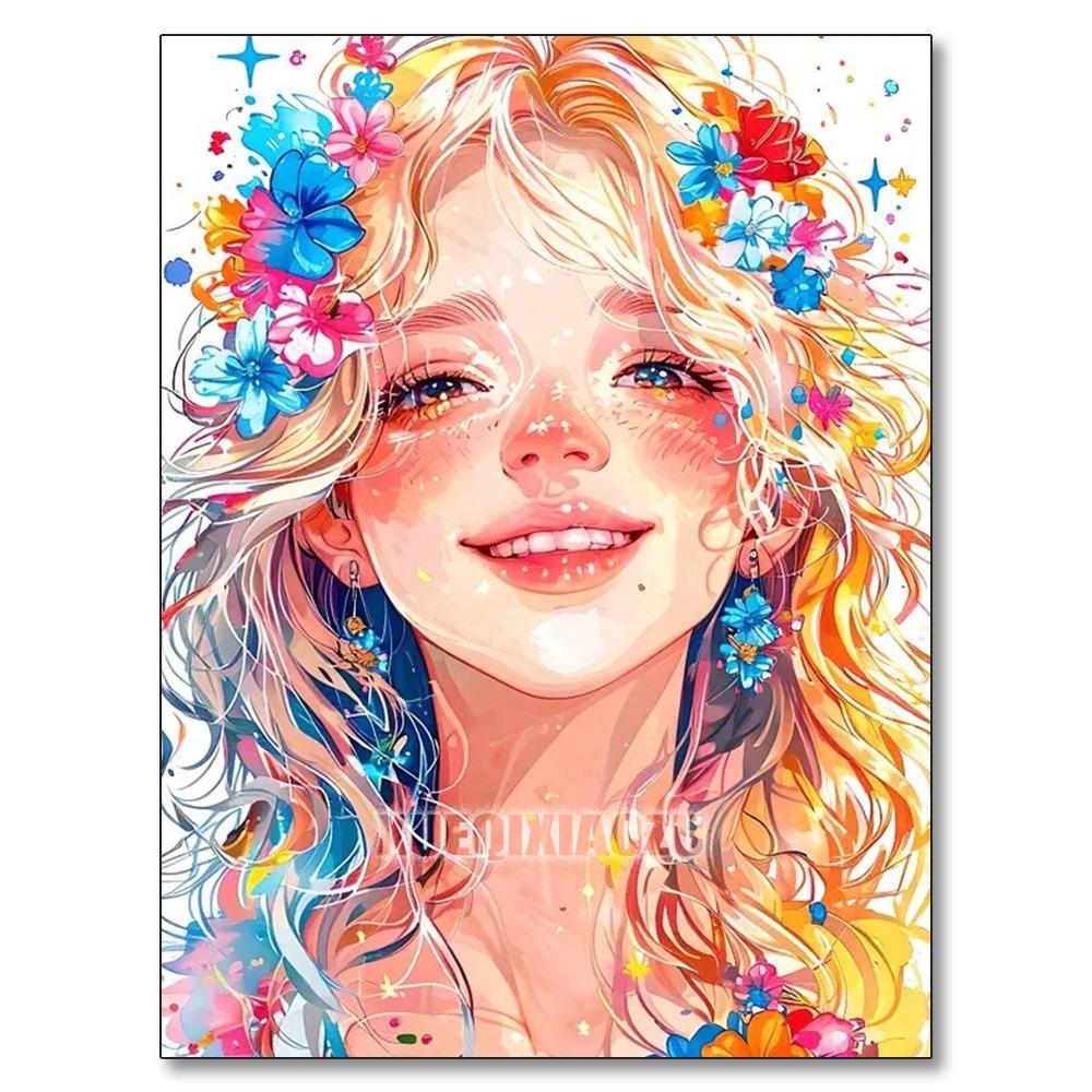 5D Cartoon Girl Diamond Painting Series Dreamy Art Full Diamond Mosaic Embroidery Cross Stitch Kit DIY Home Decor New Arrivals