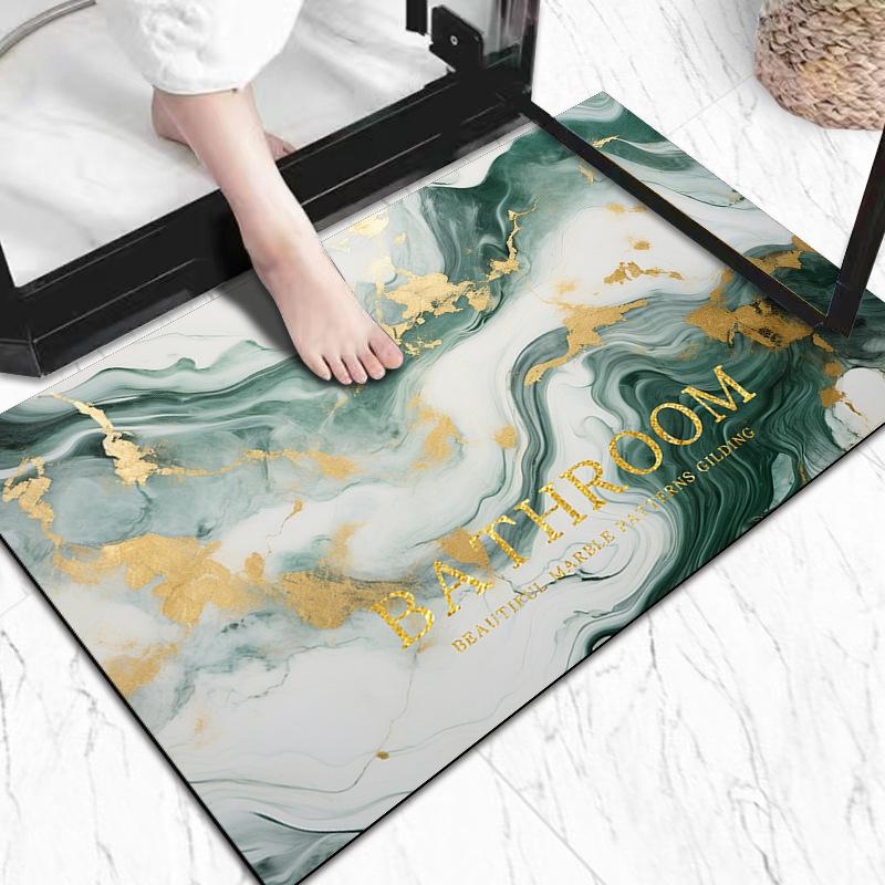 Diatom Mud Bath Absorbent Mat Household Simple Toilet Toilet Door Cushion Absorbent Non-slip Quick Drying Mat
