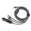 3 in 1 DC Power Cable Plug and Play 100W USB C 12-24V Car Charger DC Male Power Cord 18AWG Wire For