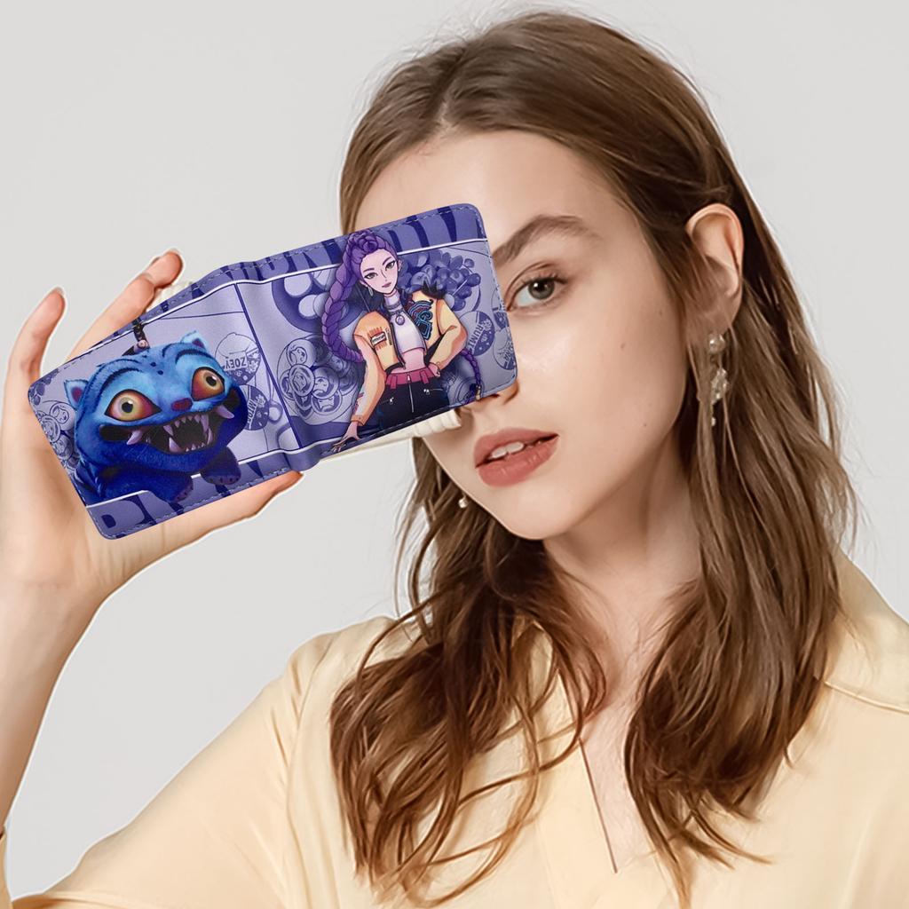 Colorful Cartoon-Printed PU Leather Kids' Wallets – Cute & Practical Accessories For Children To Store Cash, And Cards In Daily Life