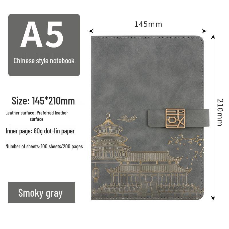 Guochao A5 Notebook Custom Business Diary & Student Gift Set with Customizable Logo
