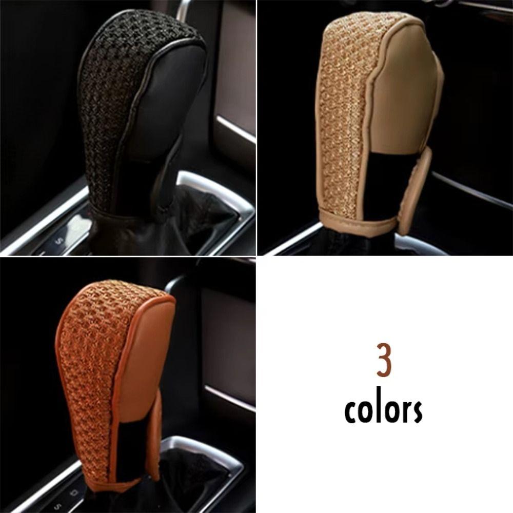 Wear-resistant Universal Car Handbrake Cover Non-slip Handbrake Cover  Car Accessories