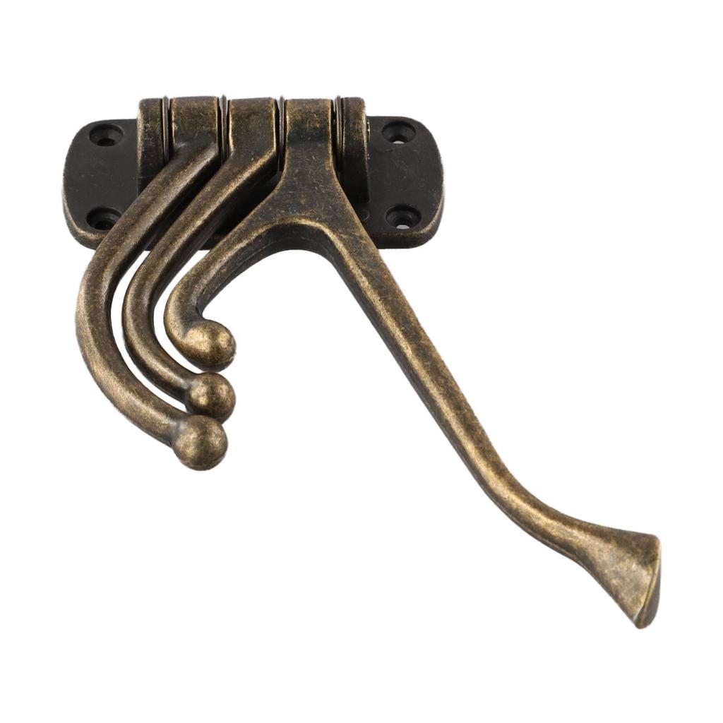 Sturdy Bronze Folding Coat Hook with 3 Adjustable Arms for Convenience
