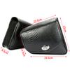 2pcs Motorcycle Universal Side Saddle Bag Motorbike Leather Tool Luggage Storage Bag Accessories for Harley Sportster XL883 1200
