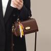 Bag Women's New Women's Bag Autumn and Winter Leather One Shoulder Crossbody Bag Fashion High-end Portable Small Square Bag