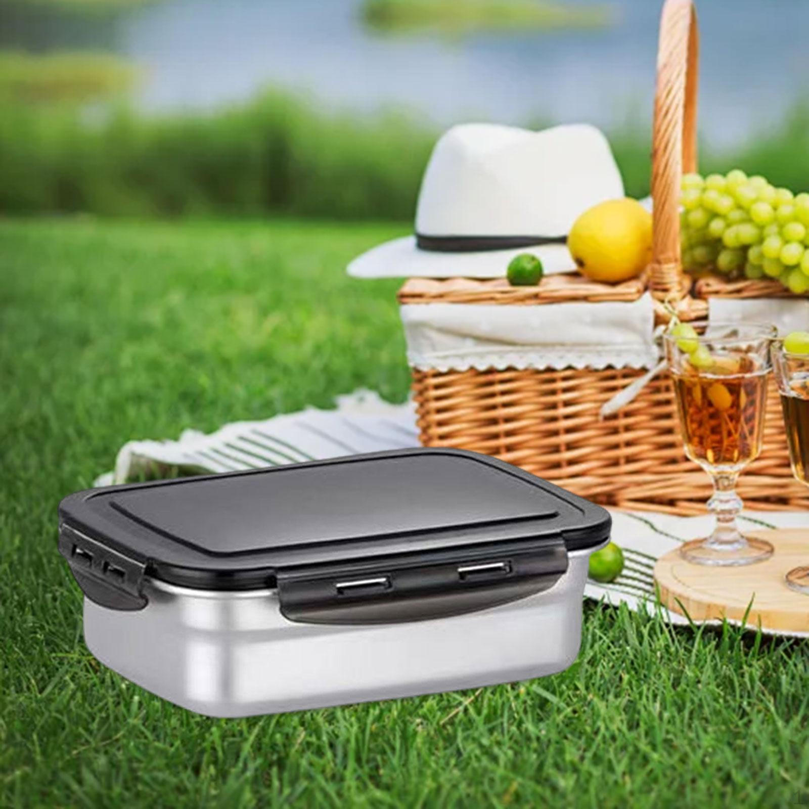 

Контейнер из нержавеющей стали 304 Ланч-бокс Герметичный Морозильник для детей 1800ml