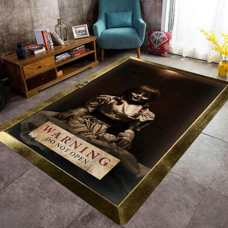 Darkness Unleashed: Annabelle's Creation carpet floor mats Doormat Room Dormitory decoration Bathroom mat