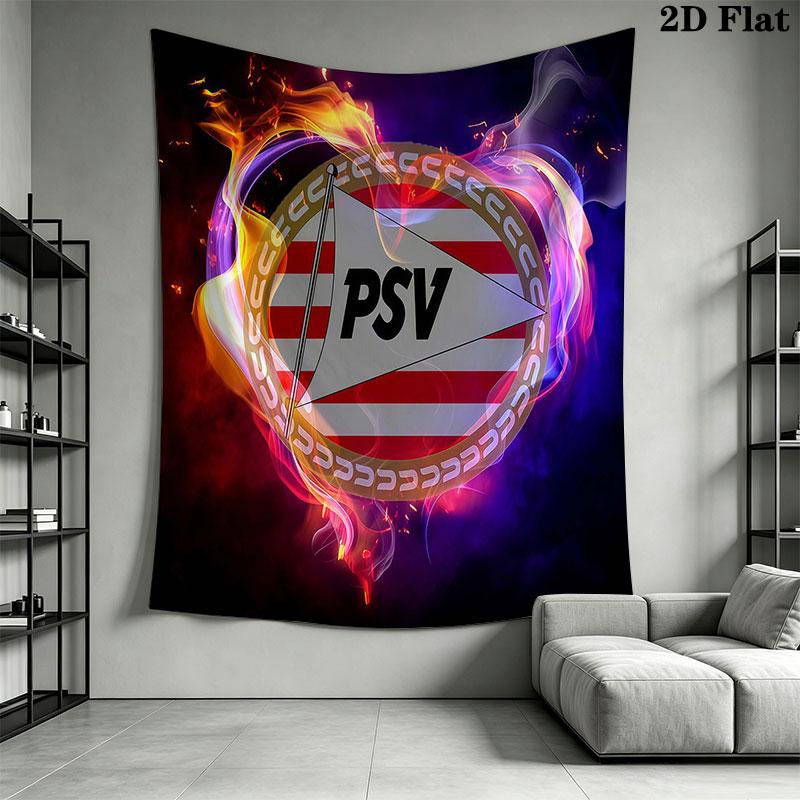 PSV Eindhoven Wall Hanging Printed Fabric Blanket Decorative Tapestries for Bedroom Living Room Home Decor
