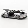 NOREV Scale Porsche 718 Spyder RS Weissach Package 2023 Silver NOREV 718 Spyder RS Weissach Package Fully Openable 1/18