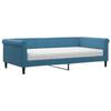 VidaXL Daybed with Mattress Blue 100x200 Cm Velvet 3197753