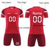 Men's Breathable Quick-Dry Soccer Jersey and Shorts Set Athletic Training Sportswear for Football Enthusiasts