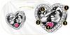 Charms Heart Love Oath Bead Pr 925