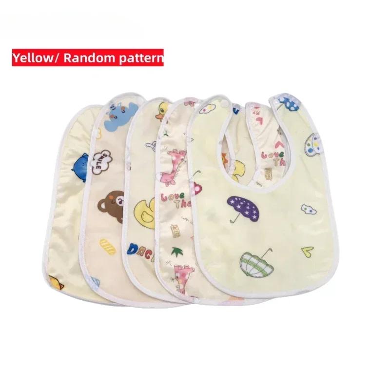 

1PCS Baby Bibs Cotton Waterproof Bib Children Feeding Clothes Protection Kids Toddler Scarf for Newborns Boys Girls Accessories 1-3Years