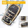 YORKNEIC Key Case for Toyota Prius 60 Series 30 Series Harrier 80 Series Hilux GUN125 Land Cruiser 200 Series 300 Series RAV4 PHV 50 Series GranAce GR