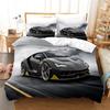 Speed Sports Car Duvet Cover Set Full Queen Size Red Cool Racing Car Bedding Sets Speed Automobile Extreme Sport Quilt Cover Set
