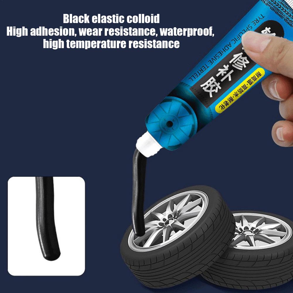 Motorcycles Car Tire Repair Instant Glue Rubber Adhesives Glue Fast Caulk Repair Seal Tyre Sealant Bike Car Repair Tools