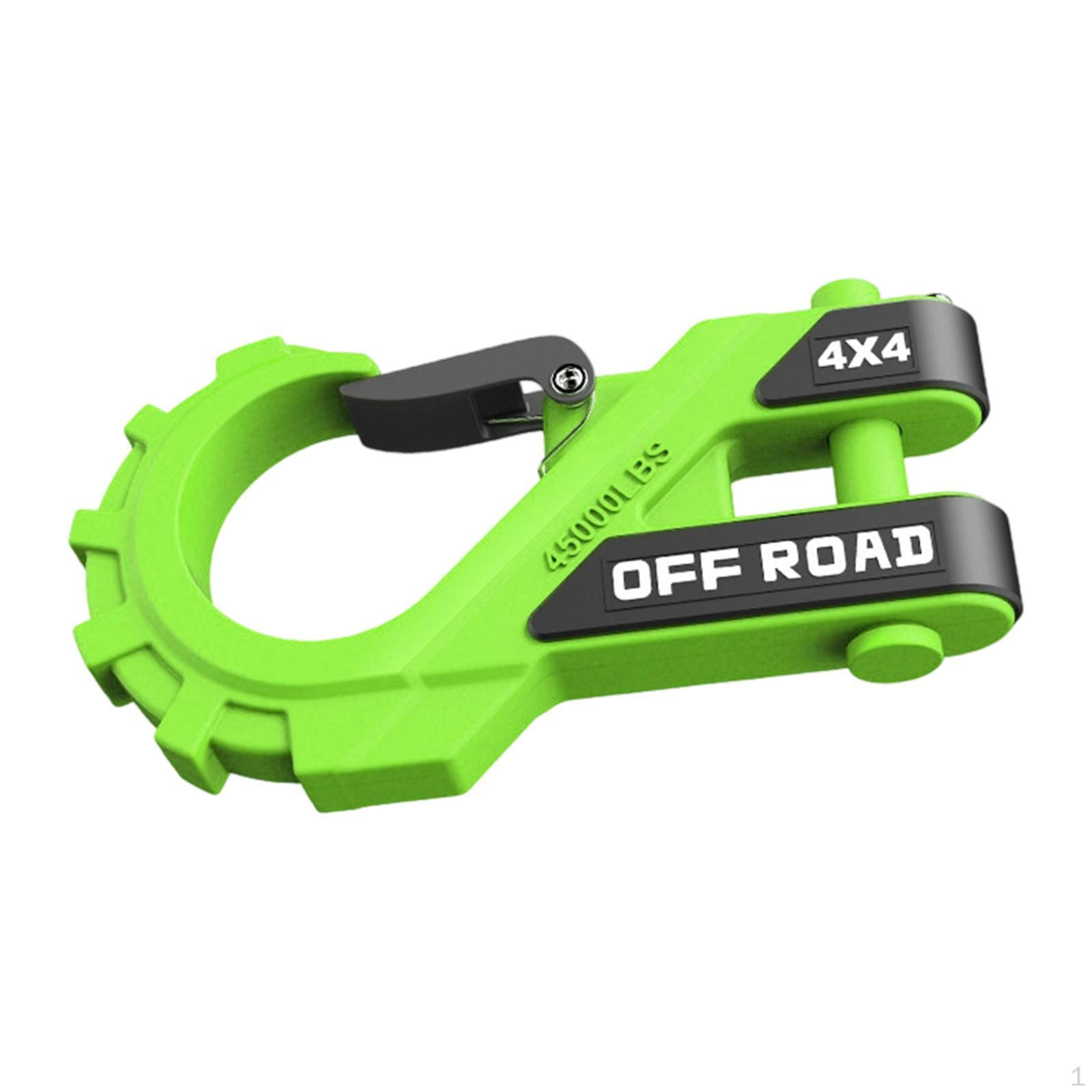 

Соединитель для крюка лебедки и крепления скобы для эвакуации автомобиля зелёный