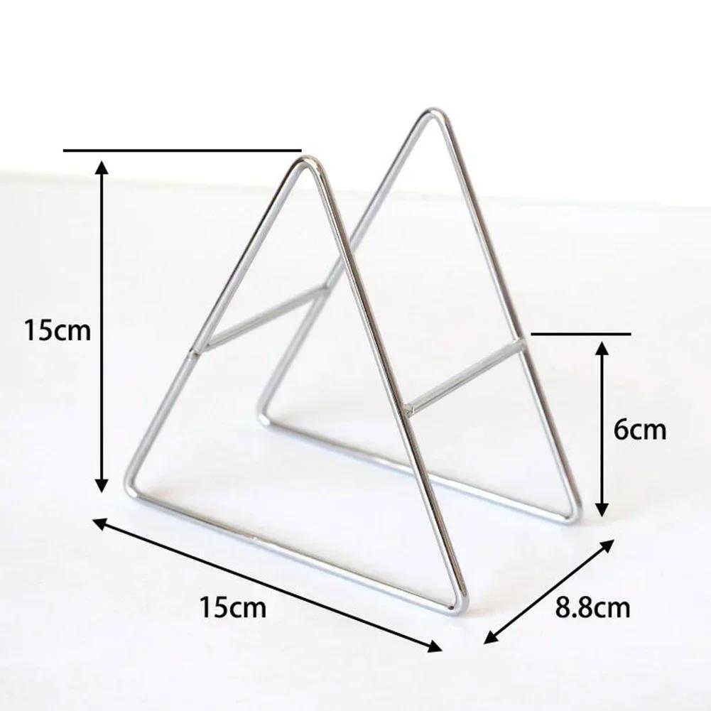 High Quality Versatile Function Brand New Coaster Holder Triangle Coasters Waterproof Coaster Holder Gold Iron