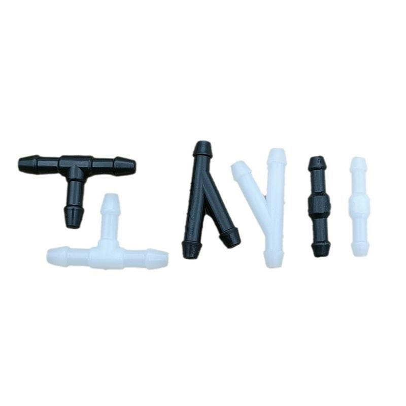 30Pcs T/Y/I 3 Types Car Windshield Washer Nozzles Hose Water Tube Connector Wiper Spray Pipe Joint Windscreen Wipers Accessories
