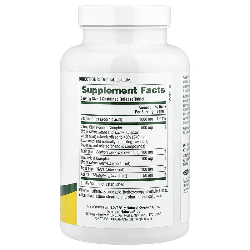 Super C Complex, Sustained Release, 180 Tablets