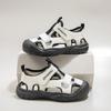 Sandali Baotou da ragazzo estate 2025 nuove scarpe da spiaggia per bambini suola morbida versione coreana traspiranti sandali sportivi da ragazza rete