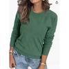 Women S Long Sleeve Round Neck Pullover Knit Sweater Casual Fall Winter