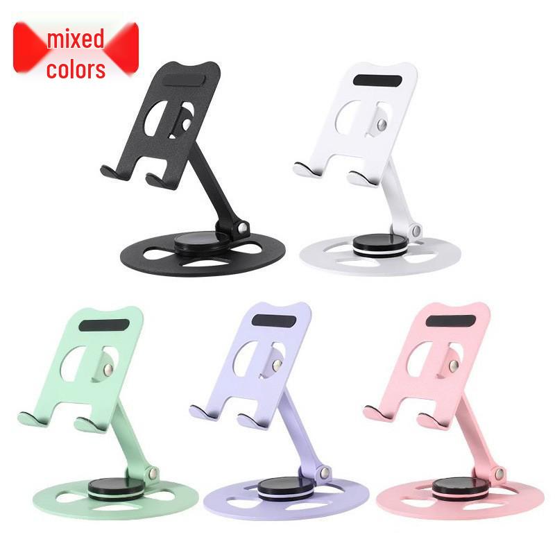 Universal Metal Foldable Desktop Stand for Phones & Tablets with Cooling Feature