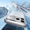 Luxury Magnetic Magsafe Phone Case For iPhone 17 Pro Max 17Air 17Pro 17 Transparent With Camera Button Wireless charging Cover