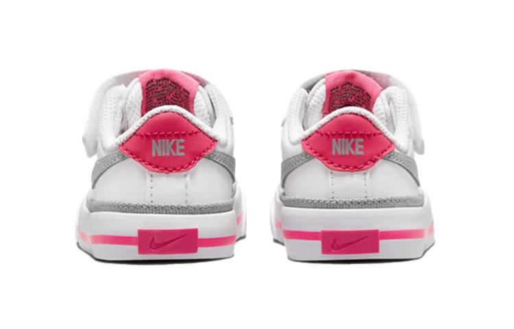 Nike Court Legacy Low top Toddler Shoes White Pink Infant And Toddler DA5382-111