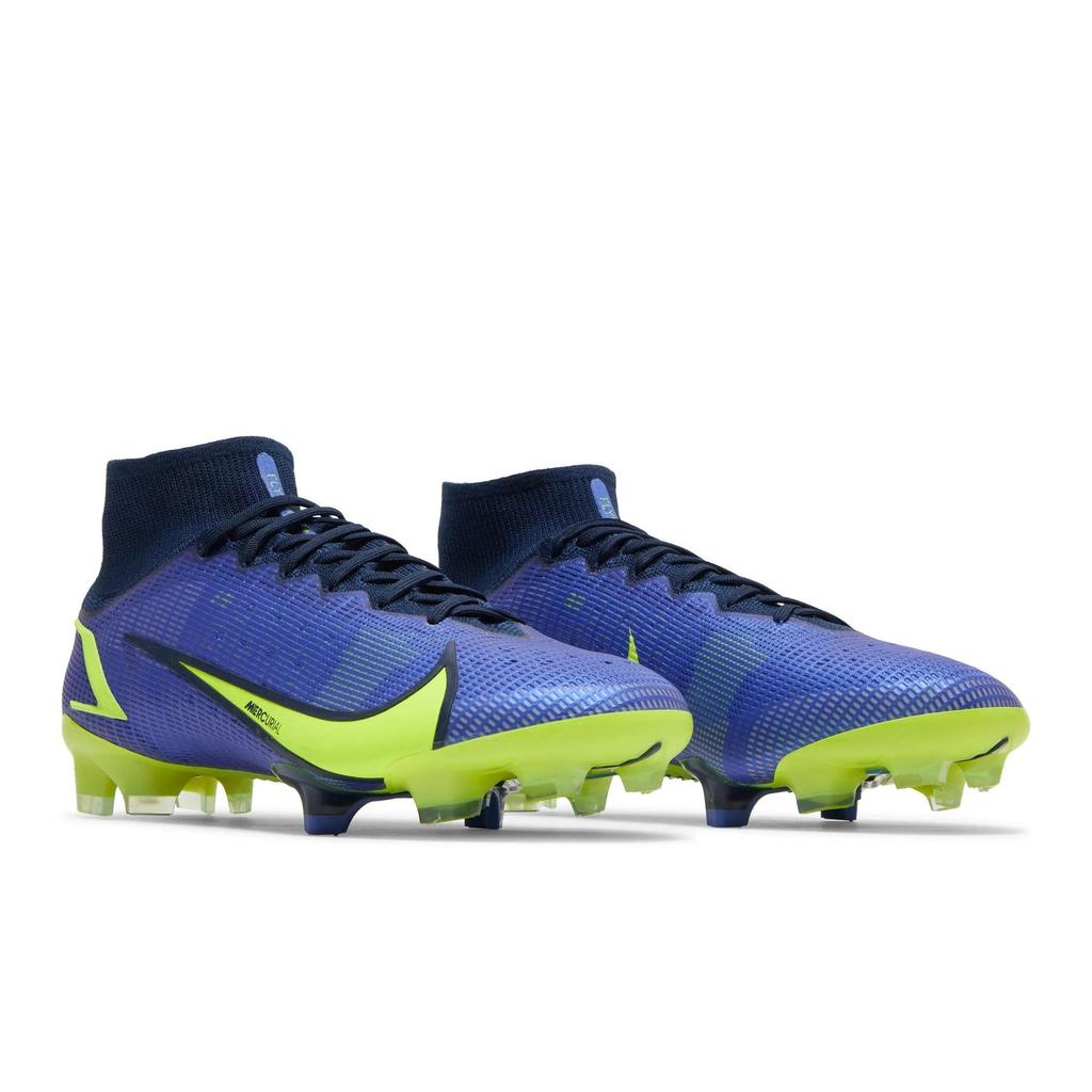 Nike Mercurial Superfly 8 Elite FG 'Recharge Pack' (Unisex) Sapphire / Blue Void / Volt Soccer Shoes CV0958 574