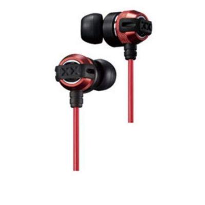 JVC XX Series Earphones with Remote Red HA-FX33XM-R In-Ear Control,