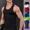 EVAGO Men Compression Base Layer Sleeveless Vest Tank Top Quick-drying Sports Gym Under Shirt New